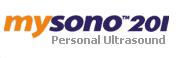 MySono 201 - hordozható ultrahang készülék - fekete-fehér